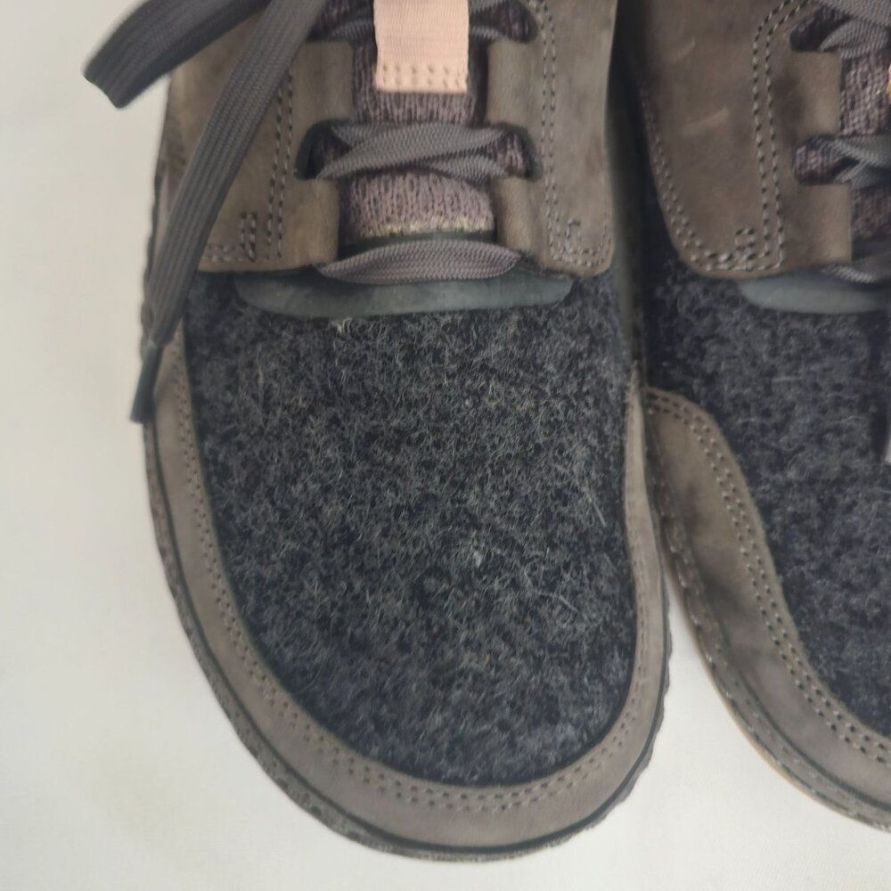 Clarks Nature Women's Dark Gray Combi Lace-Up Trainers Sneakers Size US 9M - Picture 9 of 15